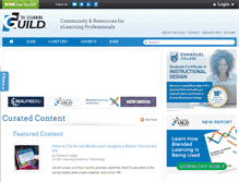 Tablet Screenshot of elearningguild.com